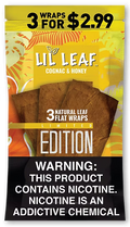 Lil Leaf Cognac & Honey Wraps 10/3PK pack front