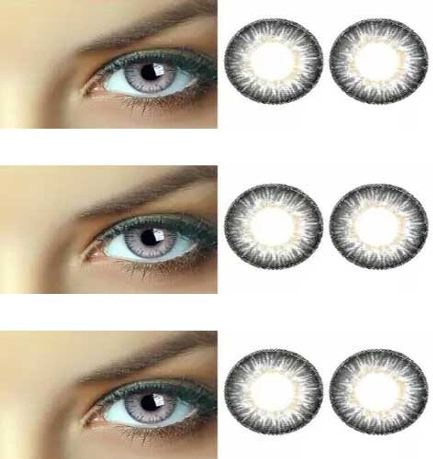 Roseleaf Monthly Disposable Contact Lenses (0.00 Power)
