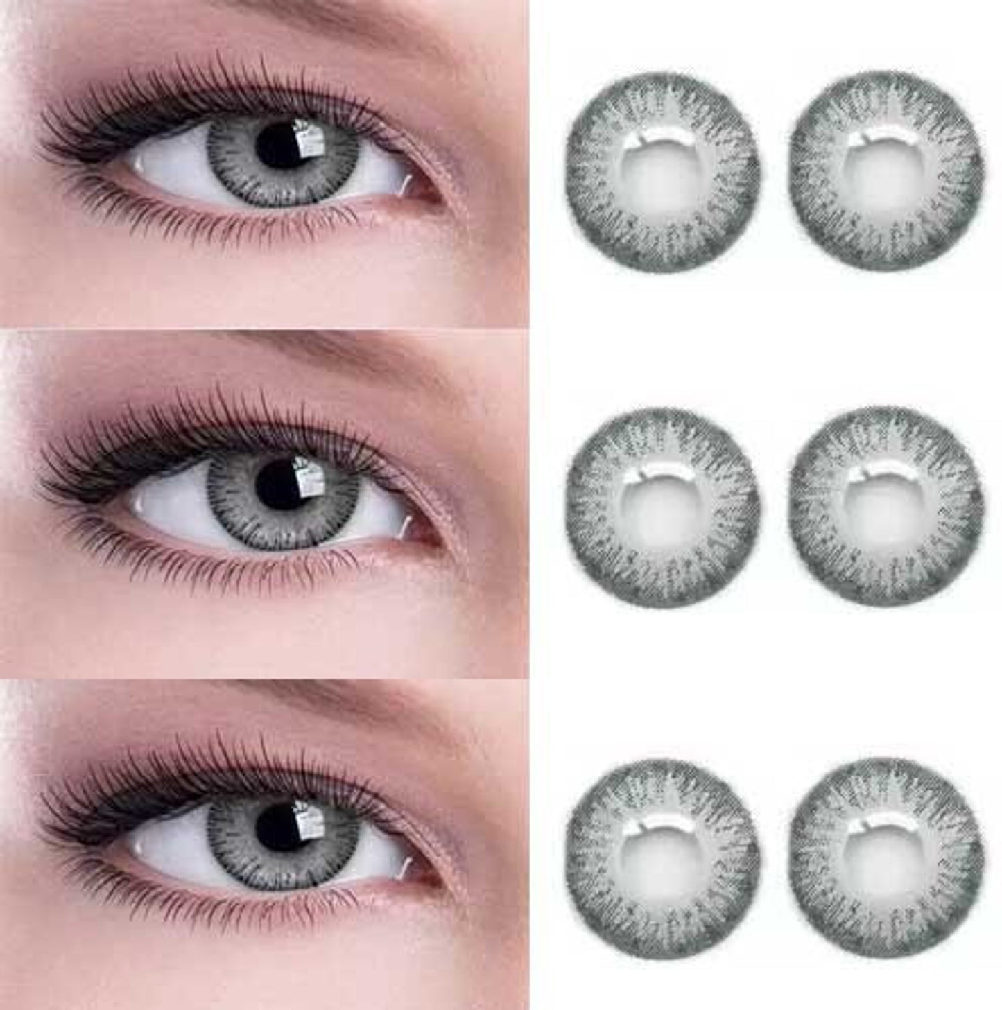 Roseleaf Monthly Disposable Contact Lenses (0.00 Power)