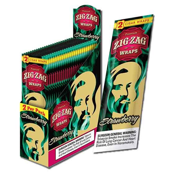 Zig Zag Cigar Wraps Strawberry