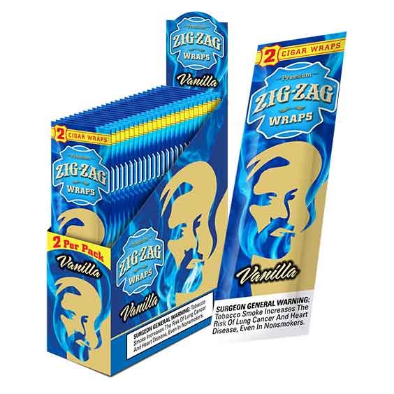 Zig Zag Blunt Wraps Vanilla