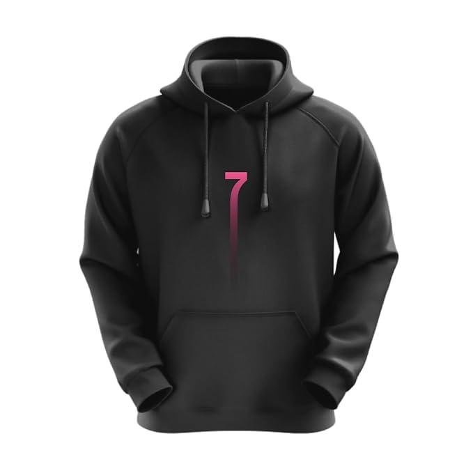 Football Print Cotton Hoodie for Men & Women