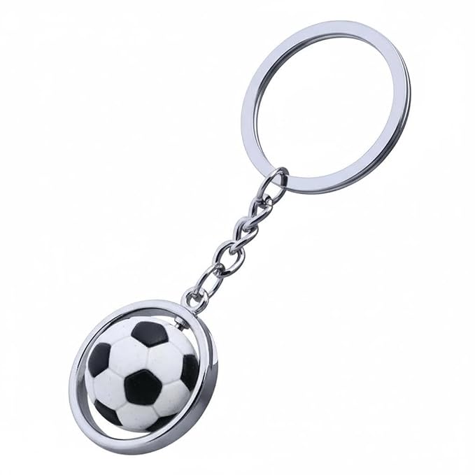 Football Keychain for Boys | Backpack Soccer Charm