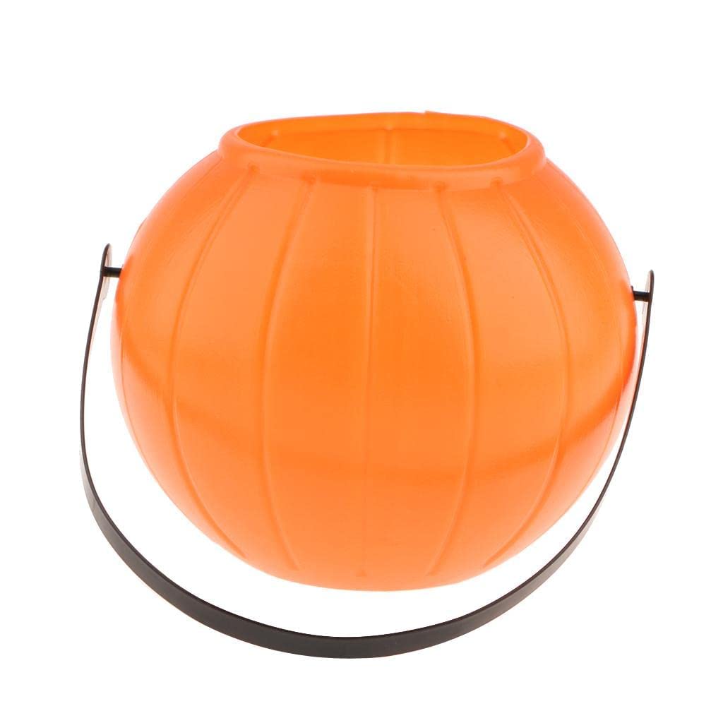 Large Pumpkin Trick or Treat Bucket, 17 cm