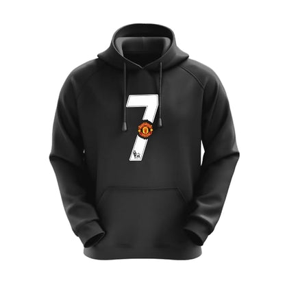 Football Print Cotton Hoodie for Men & Women