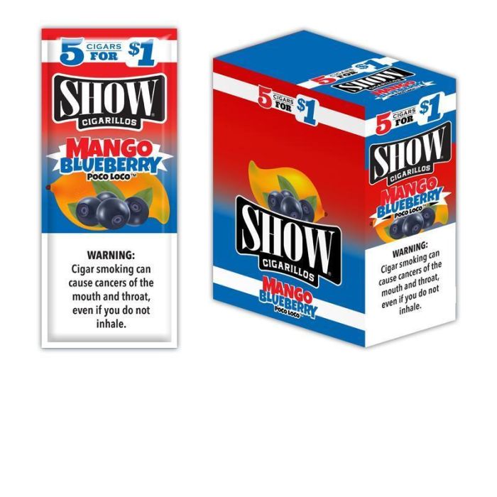 Show Cigarillos Mango Blueberry Poco Loco