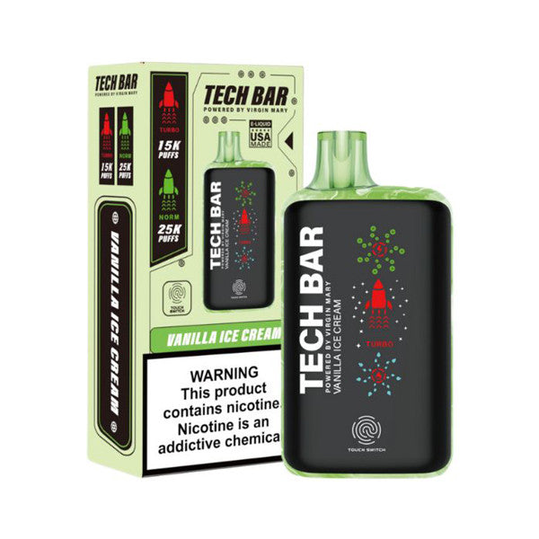 Tech Bar disposable vapes Vanilla Ice Cream