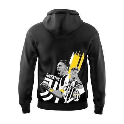 Football Print Cotton Hoodie for Men & Women