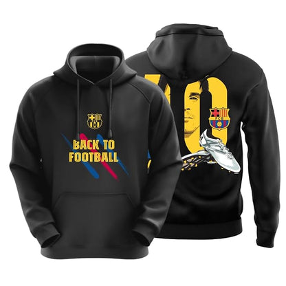 Football Print Cotton Hoodie for Men & Women