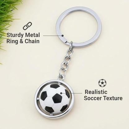 Football Keychain for Boys | Backpack Soccer Charm