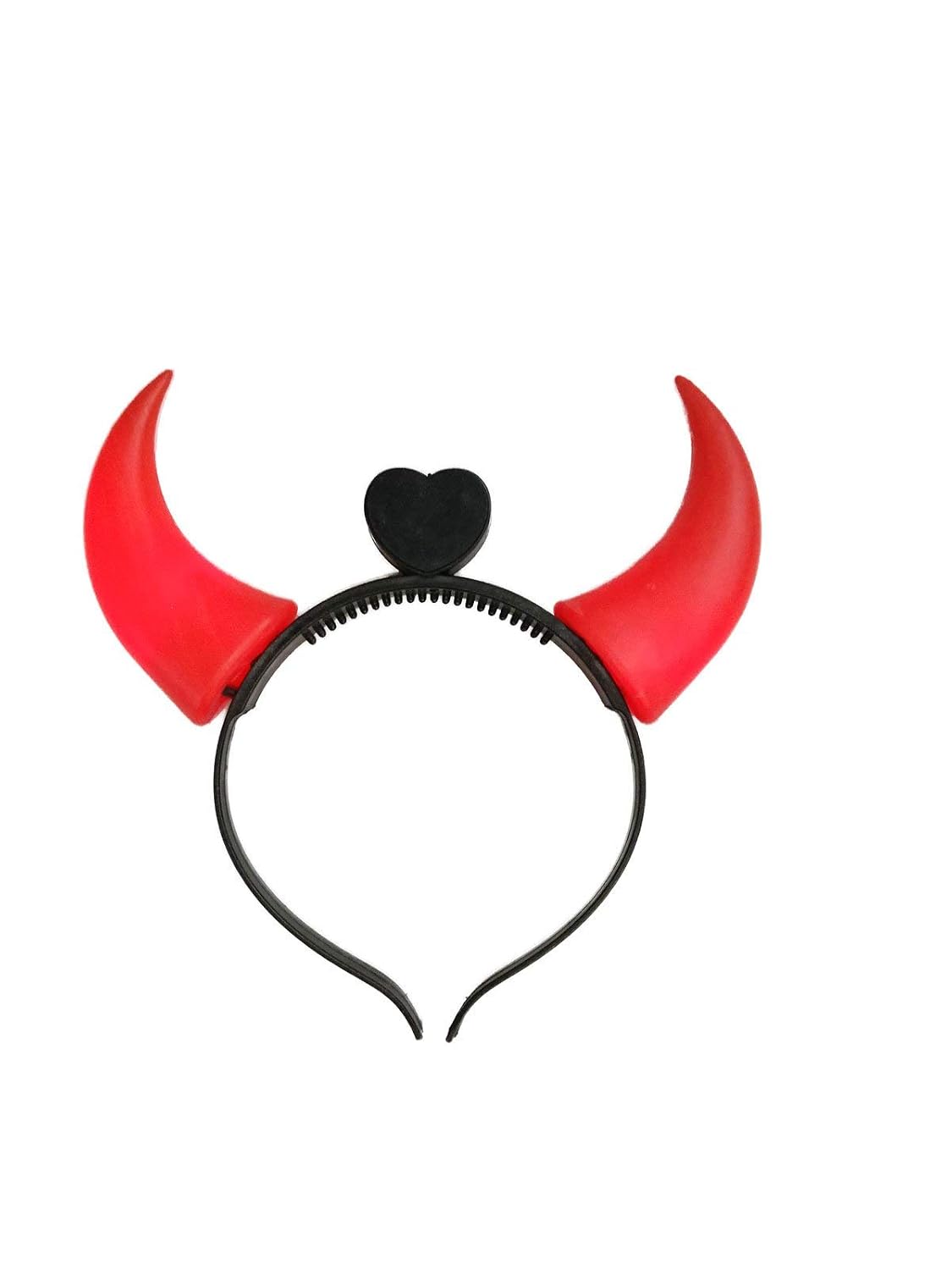 Light-Up Dracula Devil Horns Headband for Kids