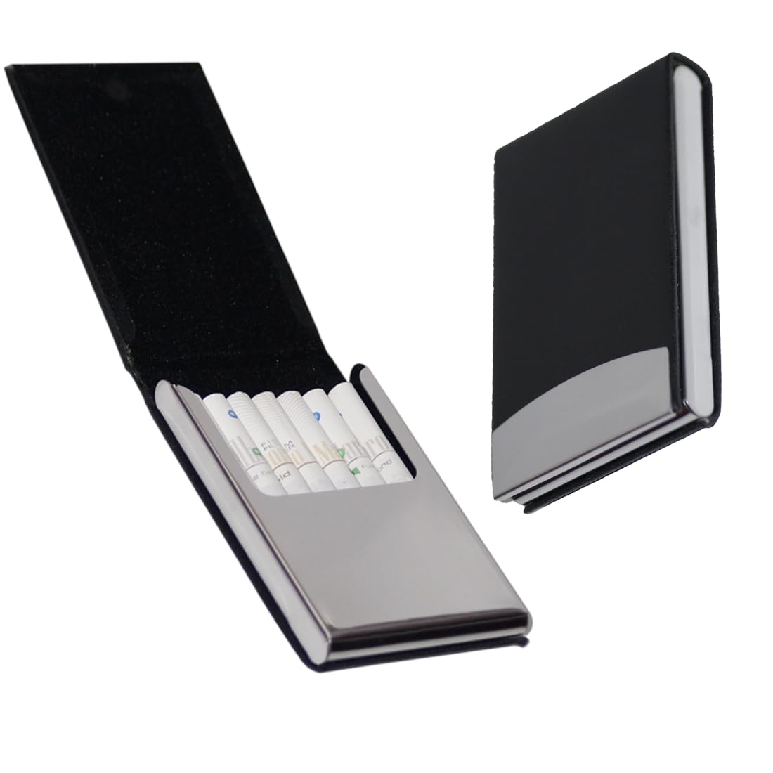 Stainless Steel Cigarette Case, 8 Cigarettes