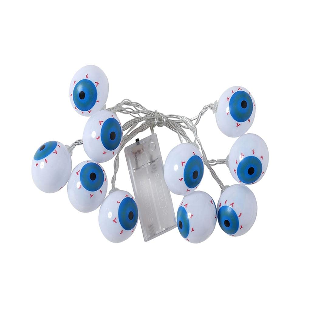 Halloween Eyeball String Lights, 10 LED, 1.5 m - image 1