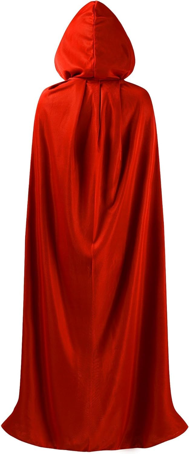 Reversible Hooded Vampire Cape, 140 cm, Adult