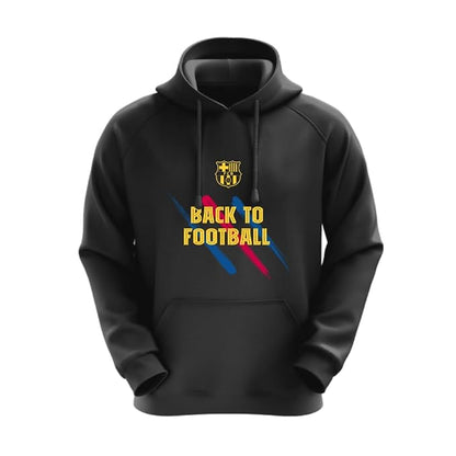 Football Print Cotton Hoodie for Men & Women