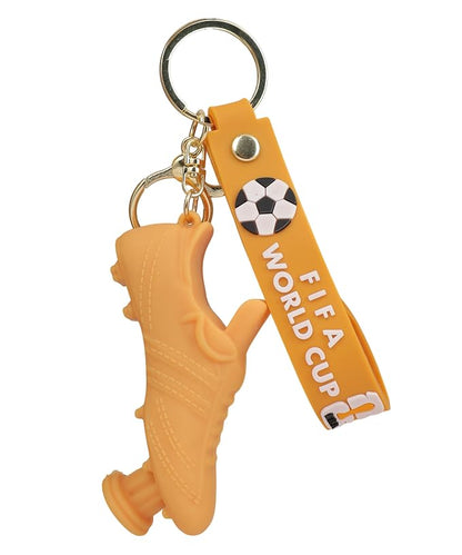 Soccer World Cup Mascot Keychain with Strap