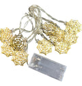 Metal Spider Web String Lights with Timer, 10 LED, 2 m - image 1