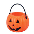 Pumpkin Trick or Treat Candy Basket, Orange and Black