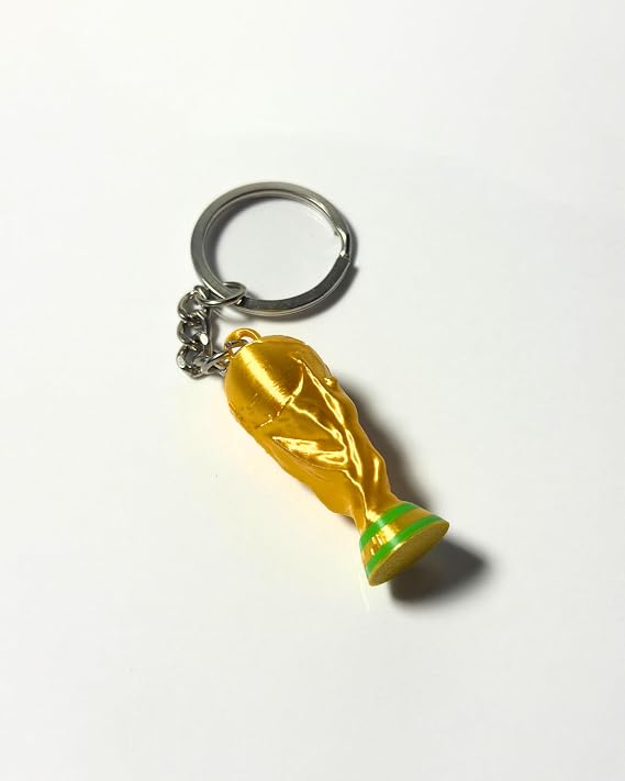 Football Trophy Keychain Backpack Charm
