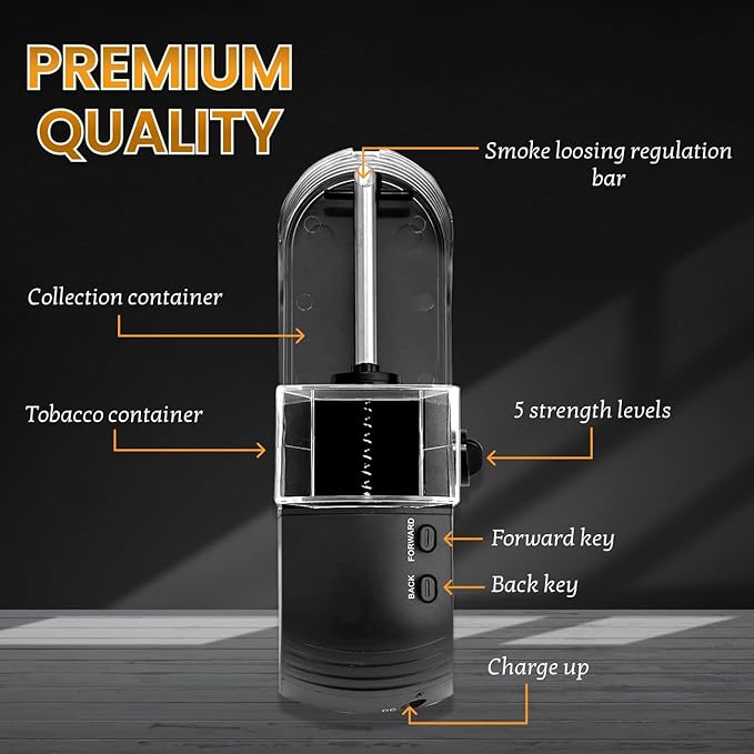 Electronic Cigarette Making Machine - Black