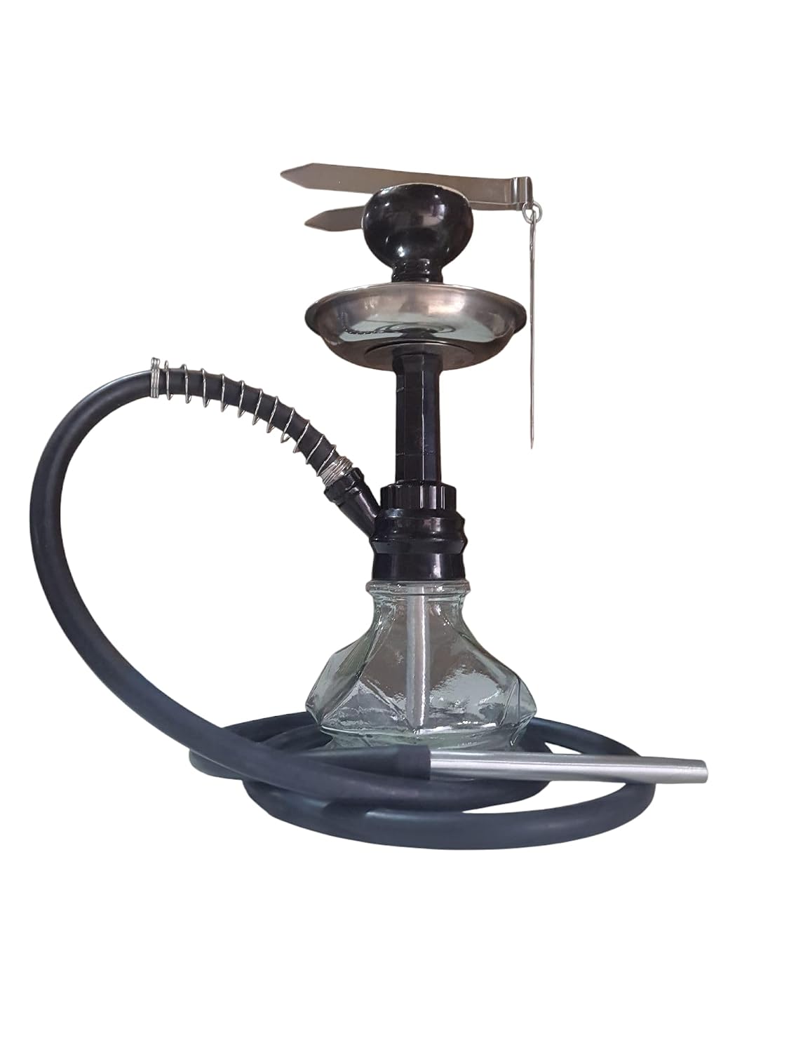 HMS Black Chico X Hookah with Silicon Pipe