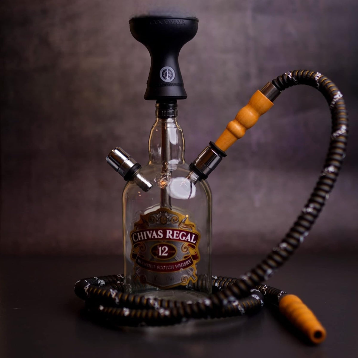 Chivalry 12 Hookah Shisha Pot, 11 Inch, Red