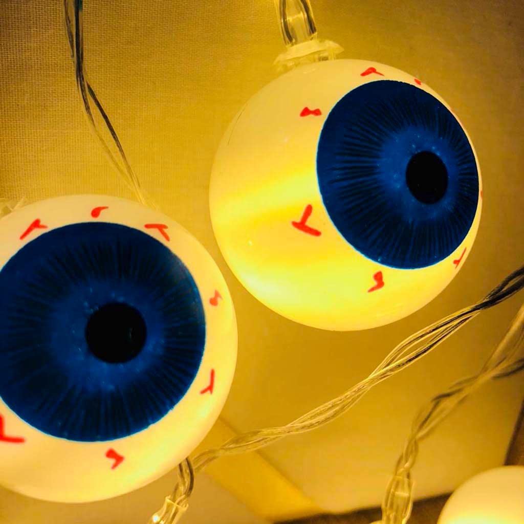 Halloween Eyeball String Lights, 10 LED, 1.5 m - image 4