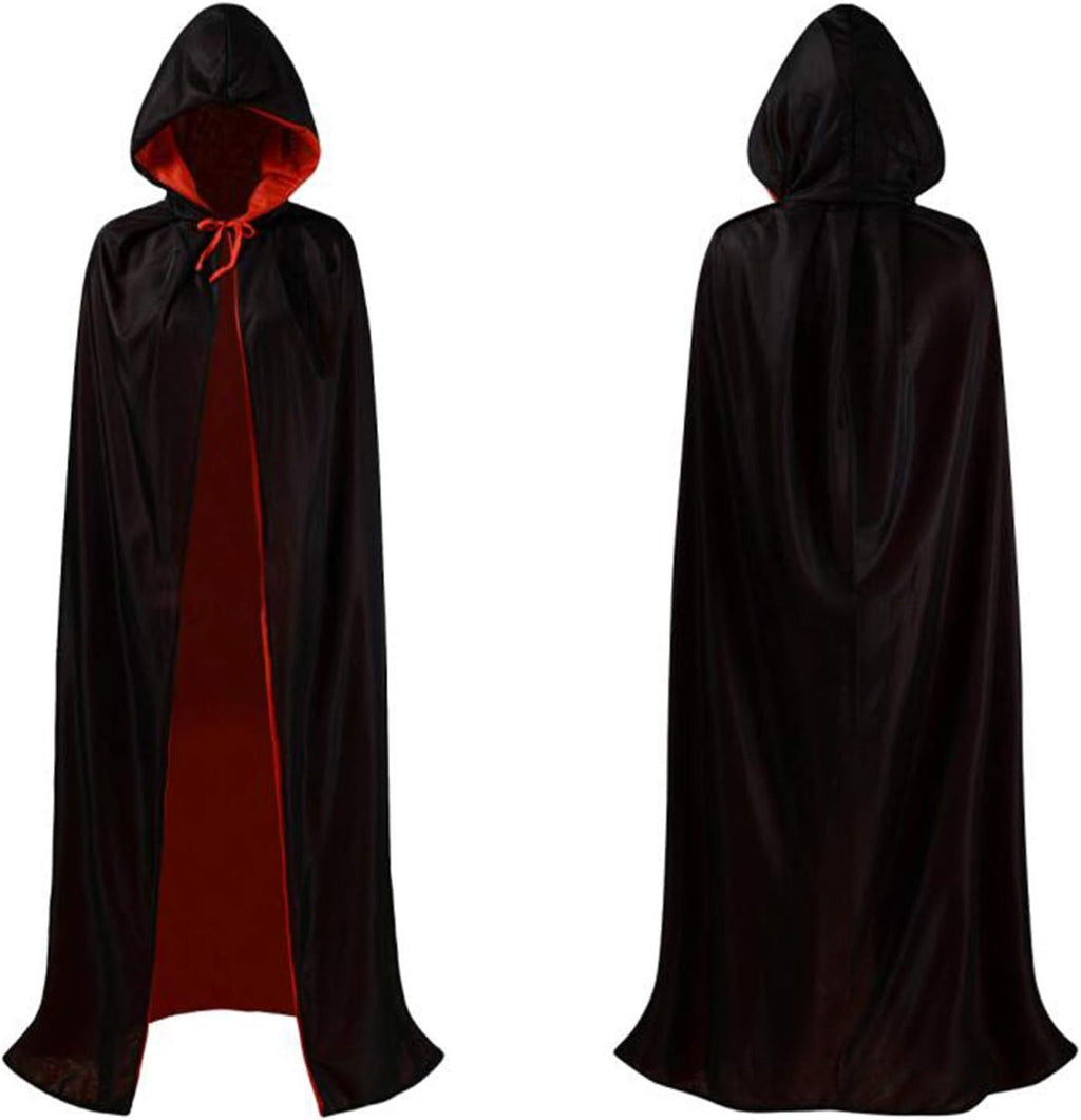 Reversible Hooded Vampire Cape, 140 cm, Adult
