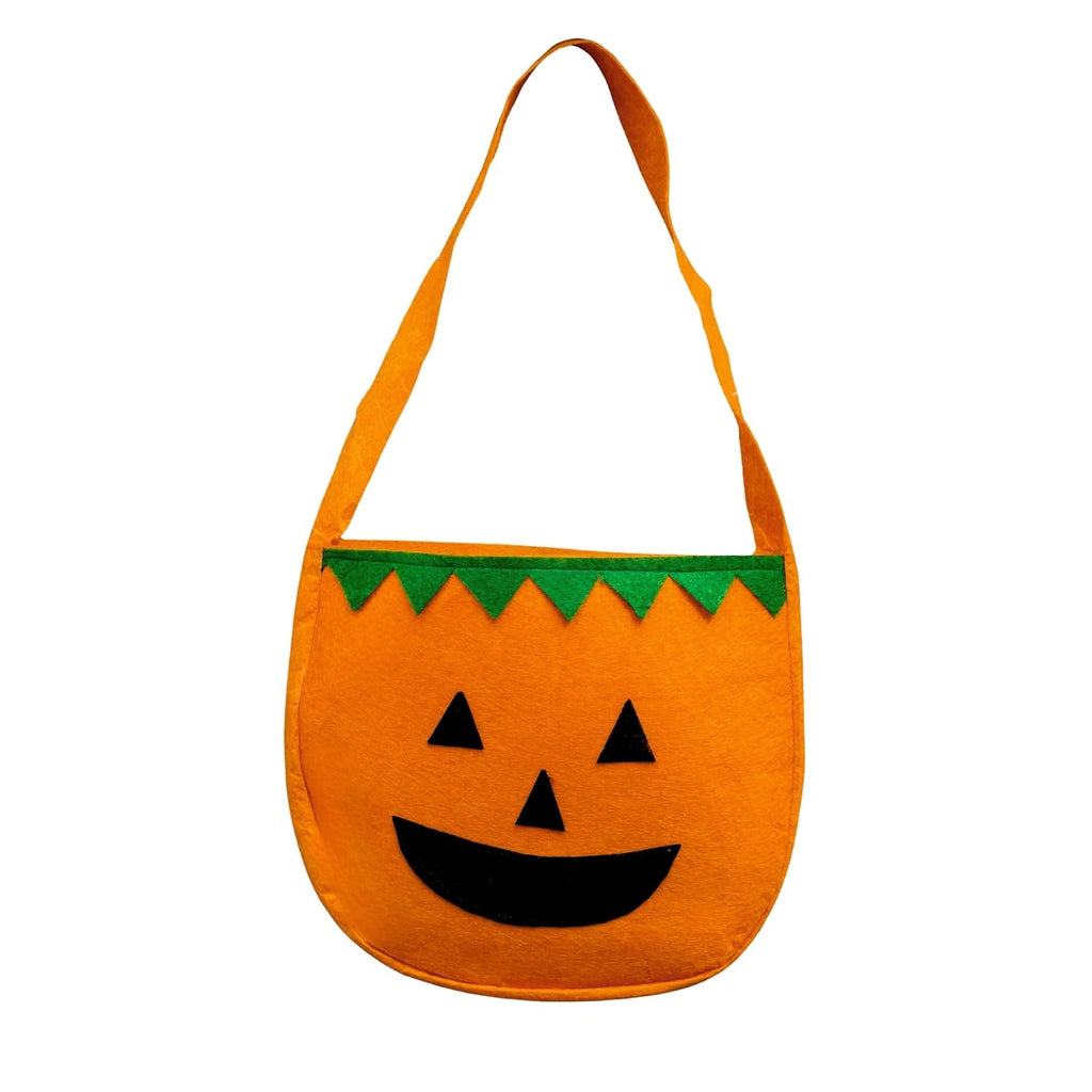 Fabric Pumpkin Trick or Treat Basket, Small