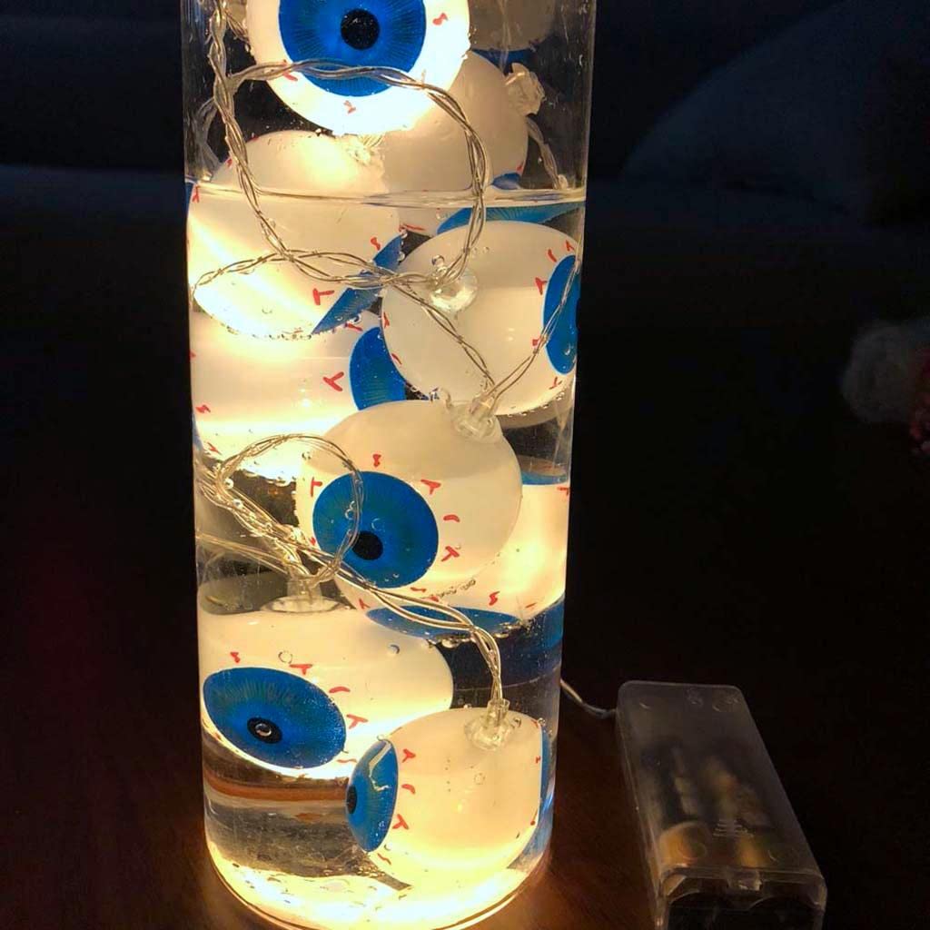 Halloween Eyeball String Lights, 10 LED, 1.5 m - image 5