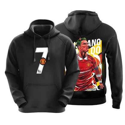 Football Print Cotton Hoodie for Men & Women