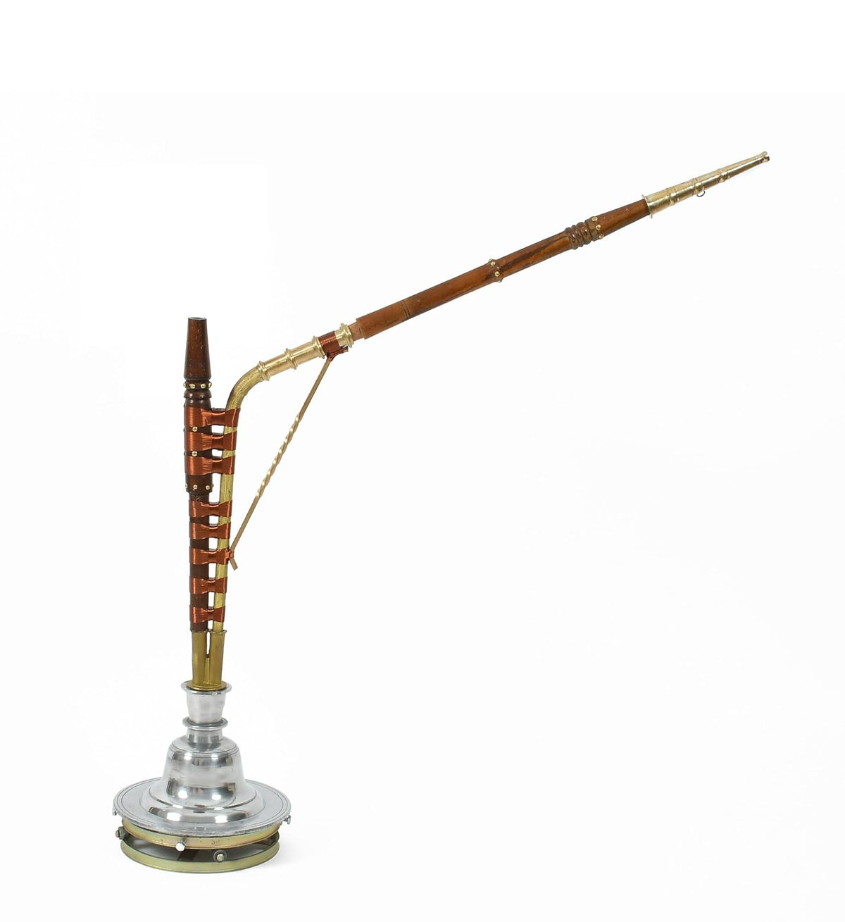 Desi Hookah, 32 Inch Aluminum Silver