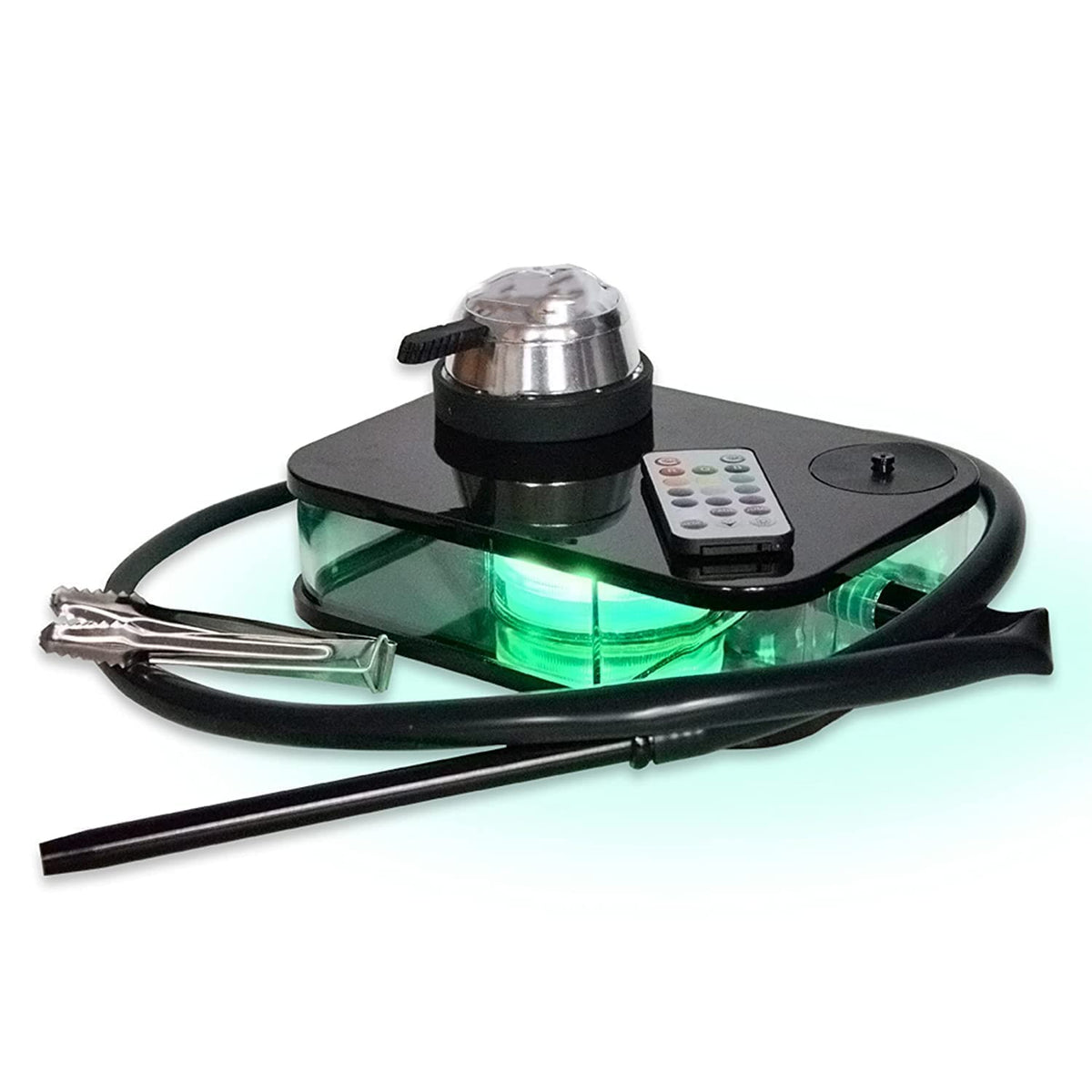 Hookah Set Pot, 17 Inch, Black Designer