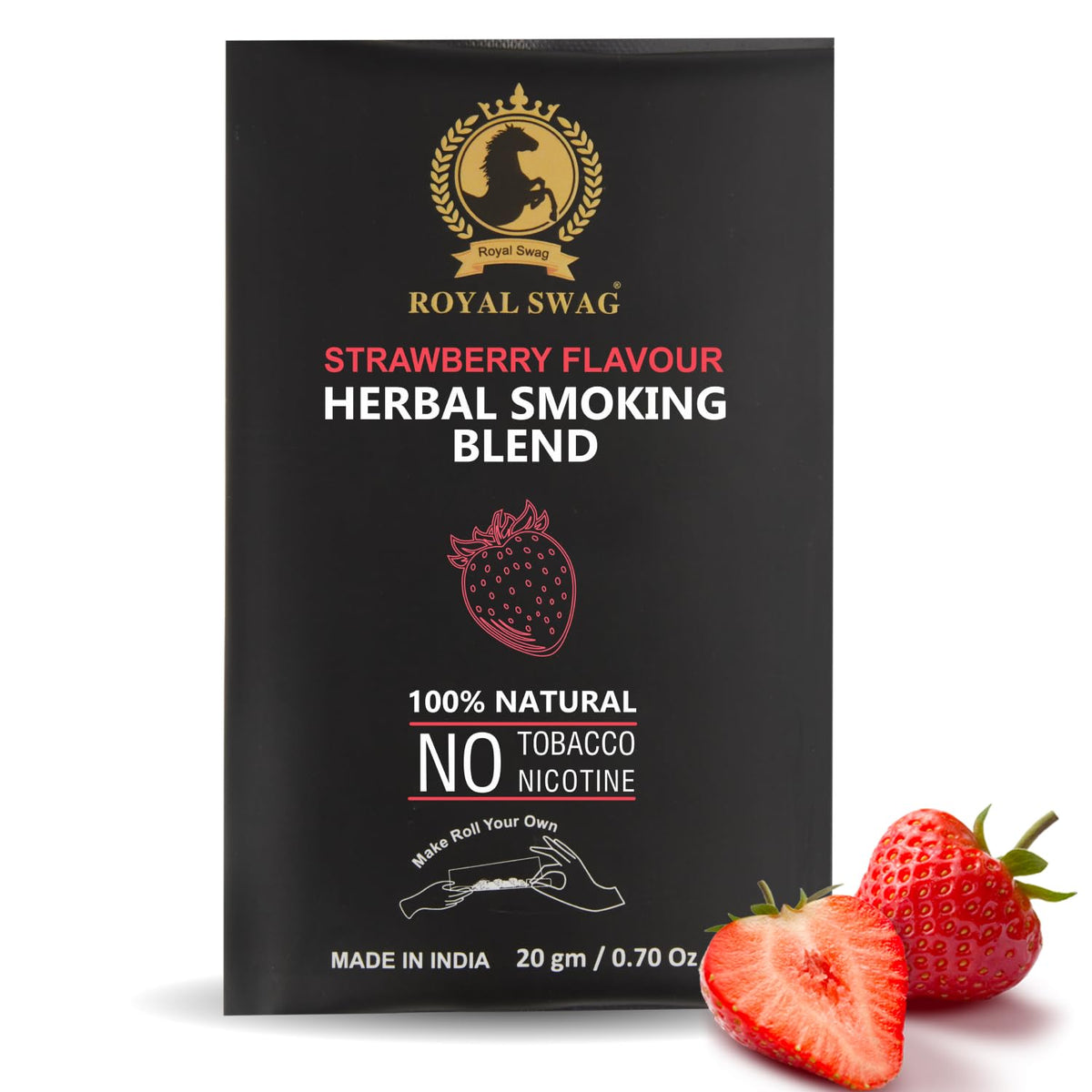 Royal Swag Herbal Smoking Blend, Strawberry, 20g