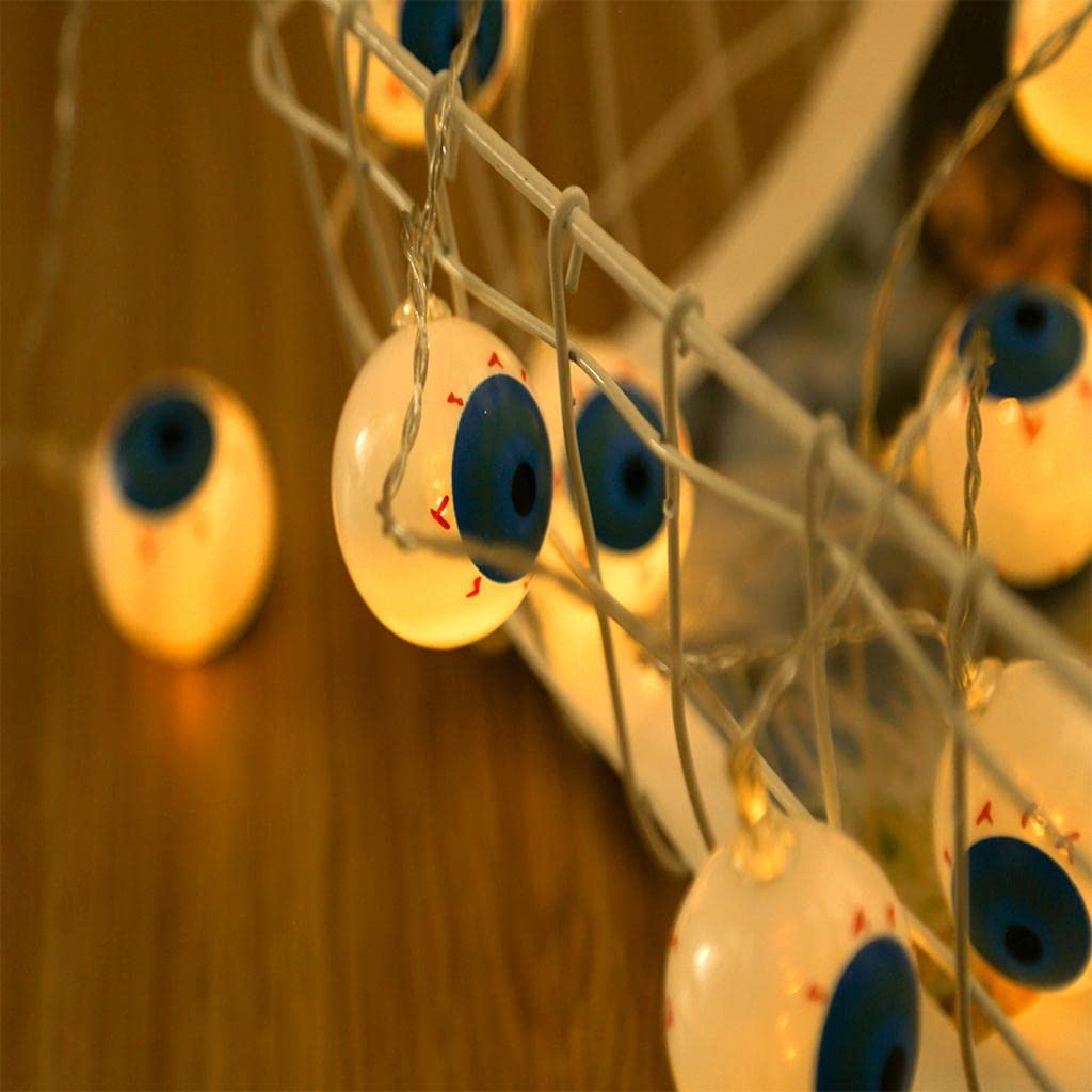 Halloween Eyeball String Lights, 10 LED, 1.5 m - image 3