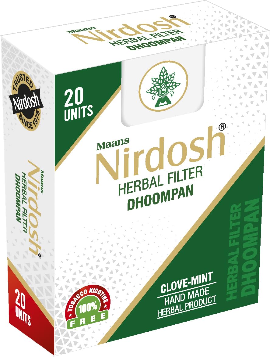 Nirdosh Herbal Cigarettes, Clove Mint, 20 Sticks
