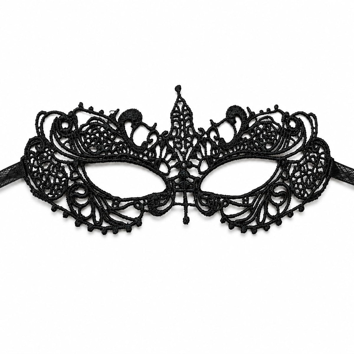 Black Lace Venetian Masquerade Mask