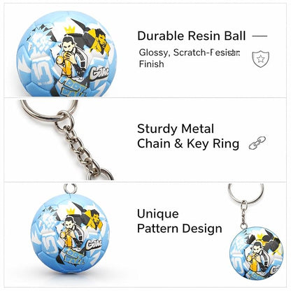 2026 World Cup Soccer Keychain – Football Keyring Accessory for Men & Soccer Fans