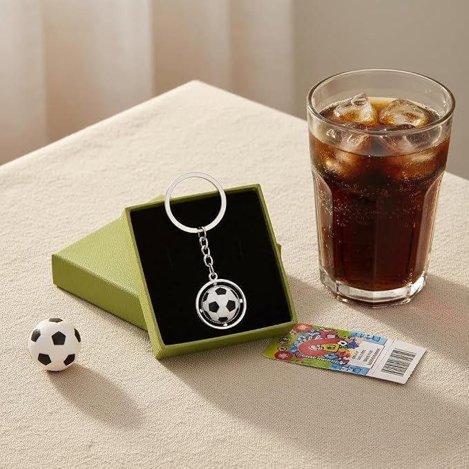 Football Keychain for Boys | Backpack Soccer Charm