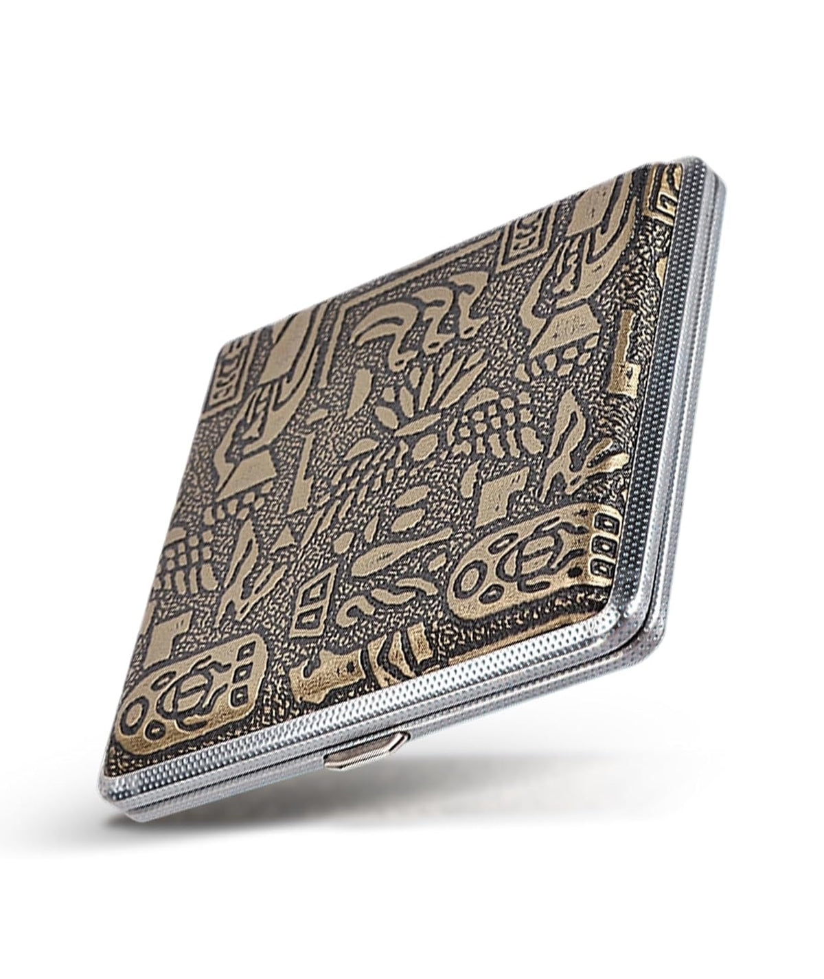 Slim Square Gold Cigarette Case