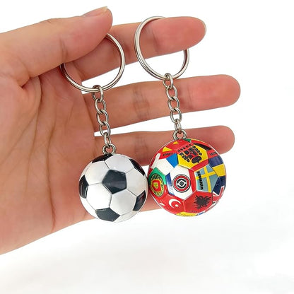 2PCS 2026 World Cup Soccer Ball Keychain Set