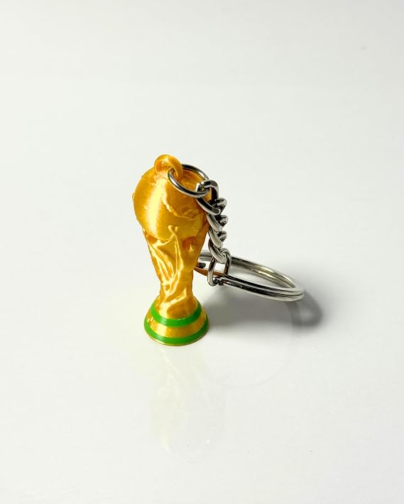 Football Trophy Keychain Backpack Charm