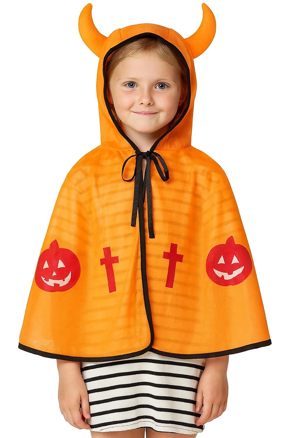 Pumpkin Style Costume for Kids, Orange