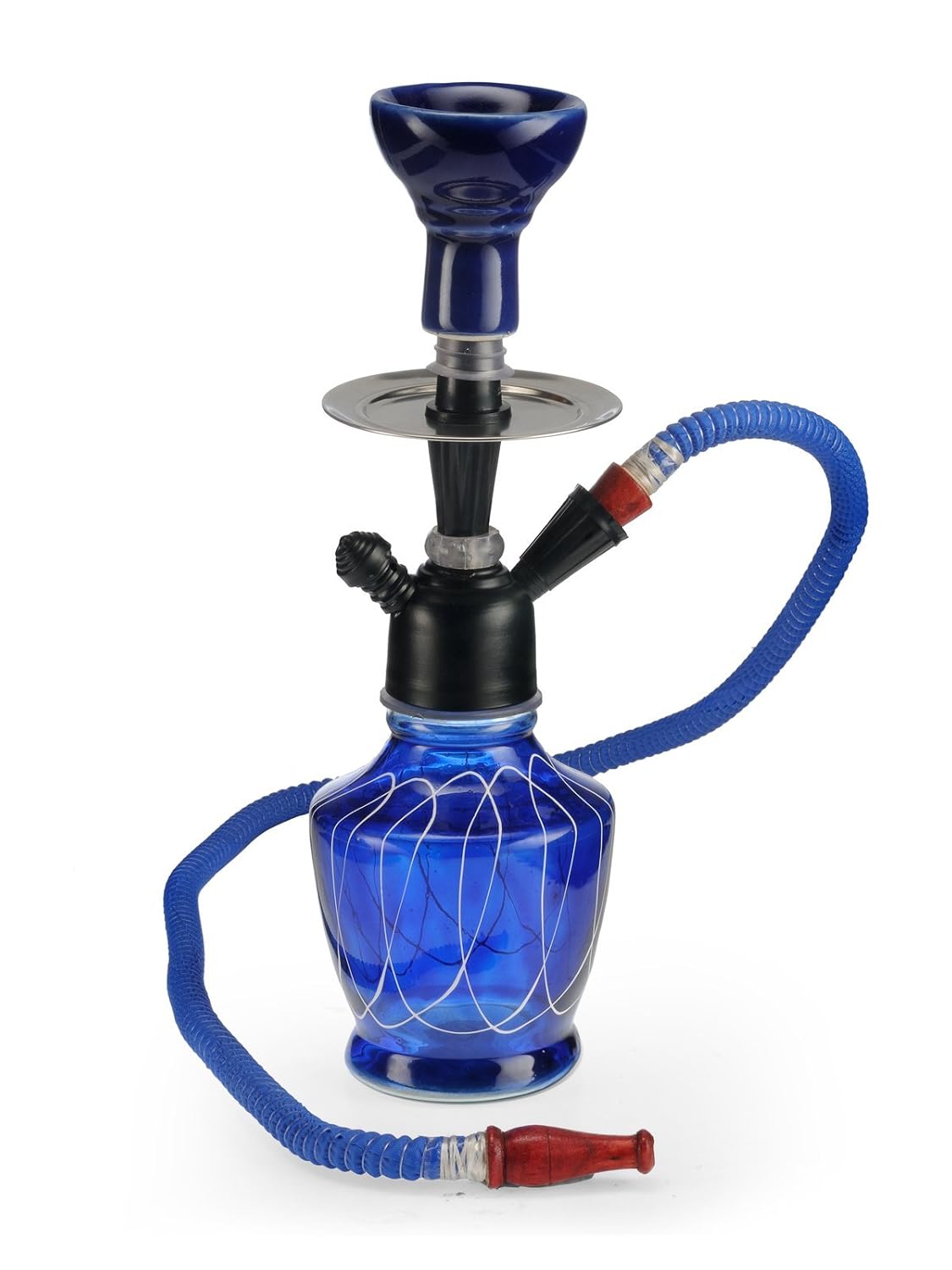 Basement Bazaar Mahi Glass Hookah, Blue
