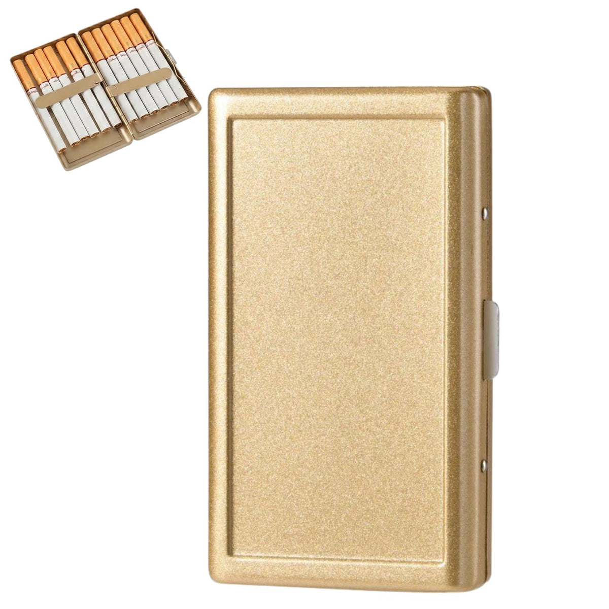 Metal Cigarette Case for 20 Slim Cigarettes
