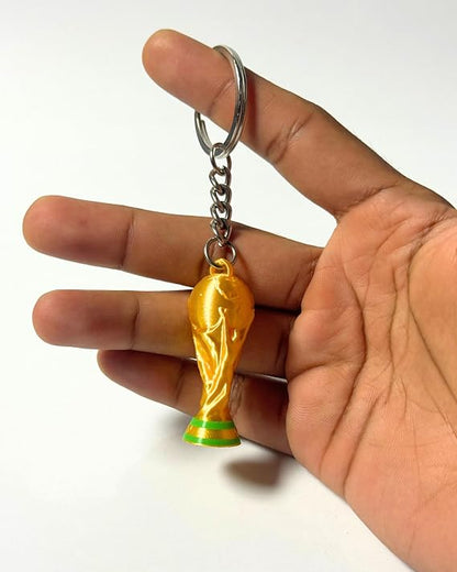 Football Trophy Keychain Backpack Charm