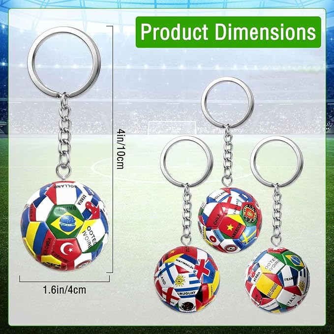 Football World Cup Keychain for Boys