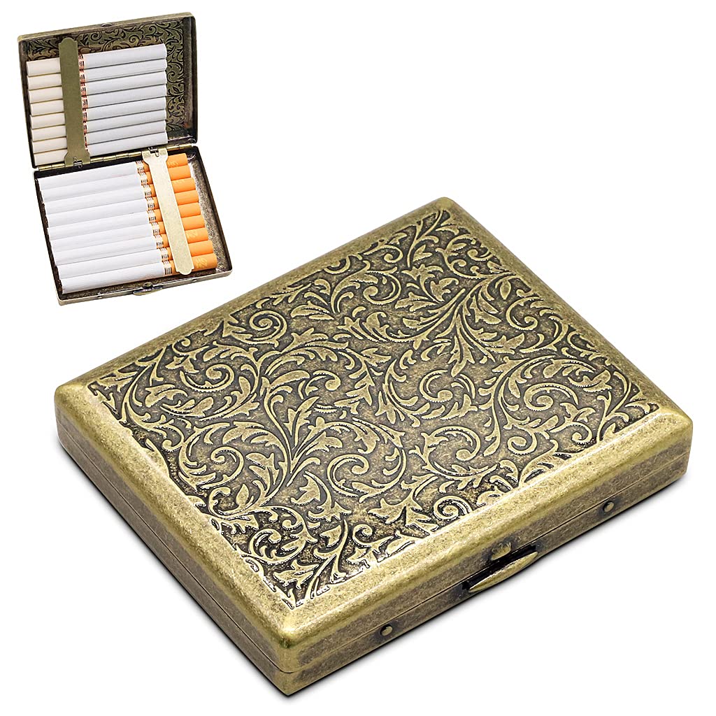 GUSTAVE Vintage Cigarette Holder Case, Bronze