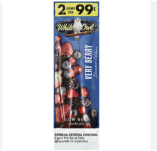 White Owl Very berry cigarillos