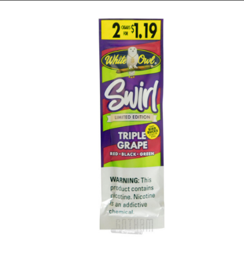 White Owl Swirl Triple Grape